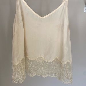 aritzia silk tank top